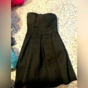 Black  strapless dress